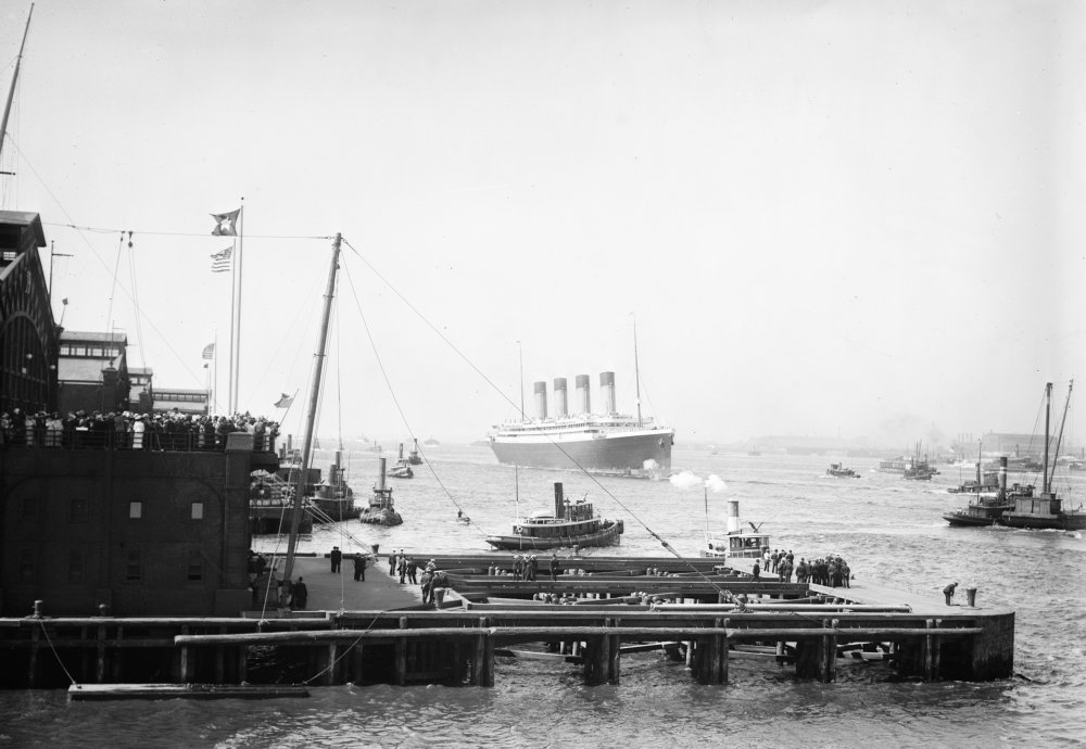 Rms Olympic 1911 Nthe Arrival Of The Rms Olympic Ocean Liner